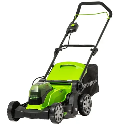 Газонокосилка аккумуляторная 41 см Greenworks 2х24V (48V) G24X2LM41 2512607, без АКБ и ЗУ