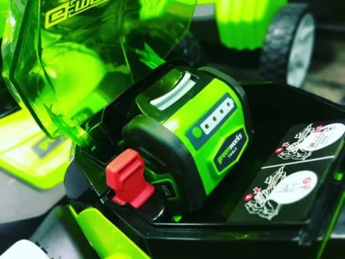 Газонокосилка Greenworks G40LM35 40V 2501907 (35 см) аккумуляторная — детальное фото