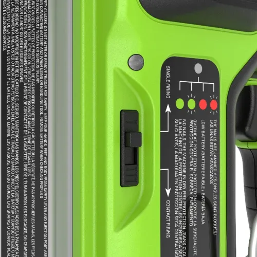 Гвоздезабивной пистолет Greenworks GD24BN 24V 3400707 бесщеточный аккумуляторный