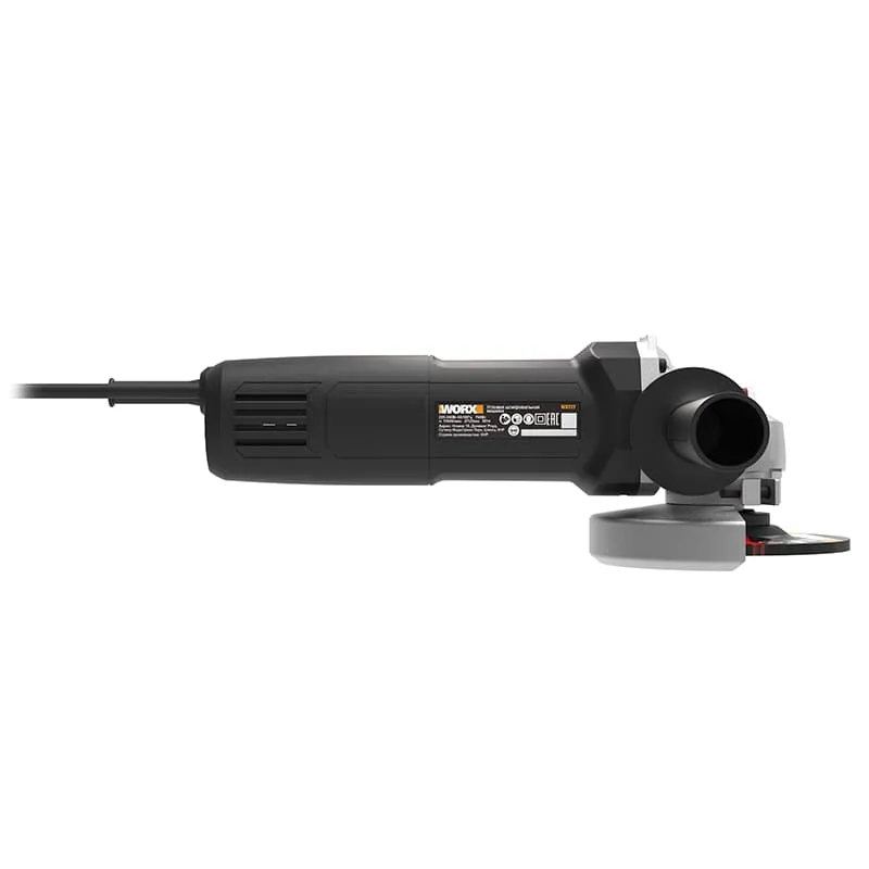 Угловая шлифмашина (болгарка) WORX WX717 220V 750Вт 115мм электрическая — детальное фото