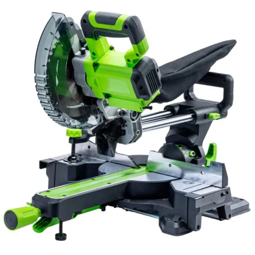 Торцовочная пила Greenworks GD24MS216 24V 1501707 (216x30 мм) с протяжкой бесщеточная аккумуляторная — детальное фото