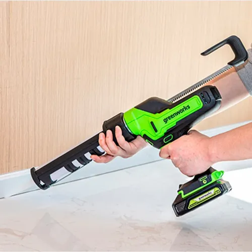 Пистолет для герметика Greenworks G24CAU 24V 3501707 аккумуляторный