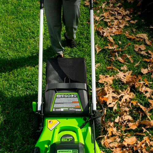 Газонокосилка самоходная Greenworks GD60LM61 60V 2519107 (61 см) бесщеточная аккумуляторная — детальное фото