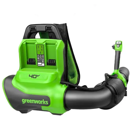 Воздуходувка ранцевая Greenworks GD40BPG2 40V 2408107 бесщеточная аккумуляторная — детальное фото