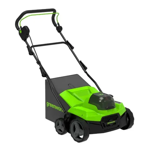 Аэратор-скарификатор Greenworks GD40SC38II 40V 2517607 бесщеточный аккумуляторный