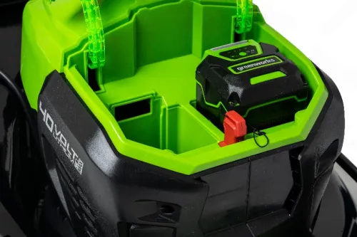 Самоходная газонокосилка Greenworks GD40LM46SP 40V 2506807 (46 см) аккумуляторная — детальное фото