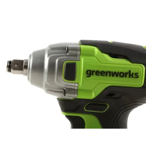Гайковерт ударный Greenworks GD24IW400 24V 3802907 (400 Нм) бесщеточный аккумуляторный