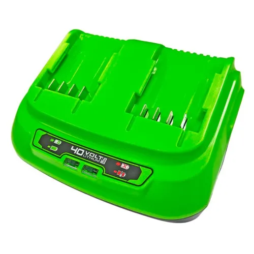 Быстрое зарядное устройство на 2 слота Greenworks G40UC8 40V 2938807 — детальное фото