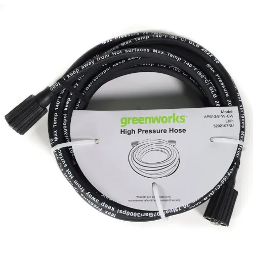 Шланг 7,6 м 310 бар 5202107 для моек высокого давления Greenworks GPWG8II 230V и 60V — детальное фото