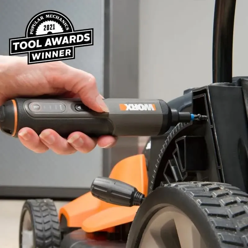 Отвертка WORX WX240 4V аккумуляторная с набором бит 26 шт. — детальное фото