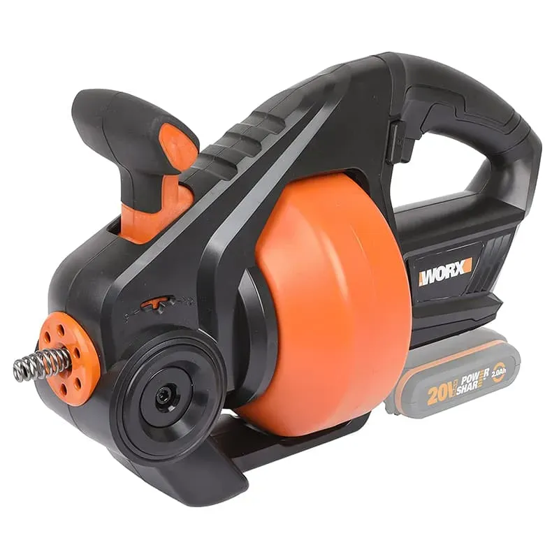 Трос сантехнический WORX WX891.9 20V аккумуляторный, без АКБ и ЗУ