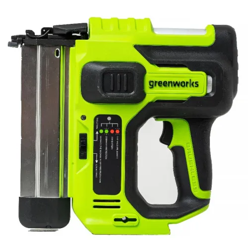 Гвоздезабивной пистолет Greenworks GD24BN 24V 3400707 бесщеточный аккумуляторный