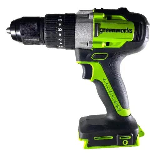 Дрель-шуруповерт ударная Greenworks GD24DD60 24V 3704107 (60 Нм) аккумуляторная бесщеточная