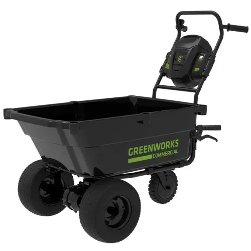 Садовая тележка самоходная Greenworks 106 л 82V 82GC 7400607, бесщёточная, без АКБ и ЗУ