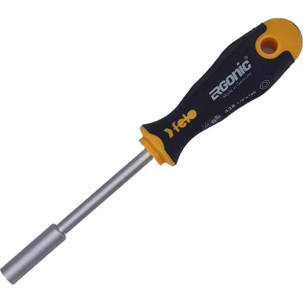 Отвертка Felo Ergonic с насадкой под биты 1/4" 43812540 — детальное фото