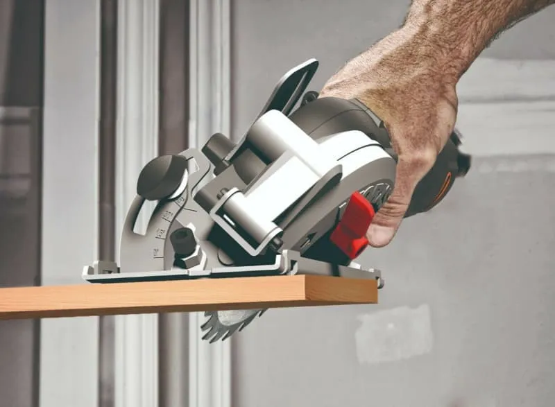 Дисковая пила компактная WORX WX439 220V WORXSaw 480Вт 120мм электрическая — детальное фото