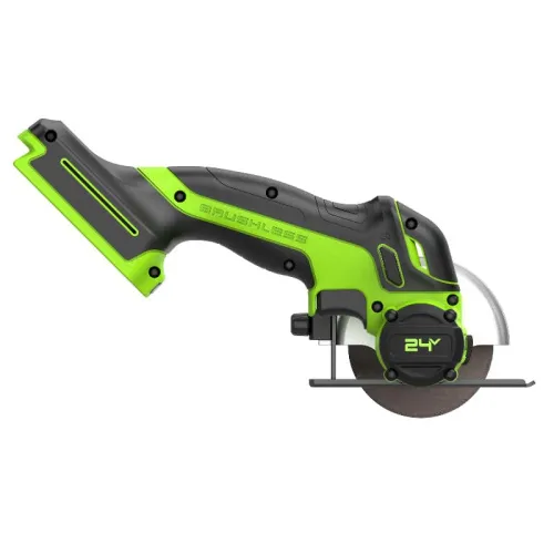 Угловая шлифмашина (болгарка) Greenworks GD24UCS 24V 3402007 (76 мм) бесщеточная аккумуляторная