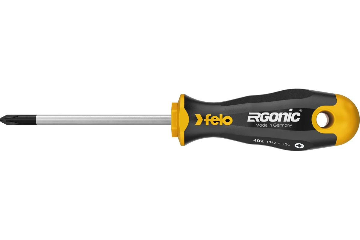 Крестовая отвертка PH 2X100 Felo Ergonic 40220310 — детальное фото