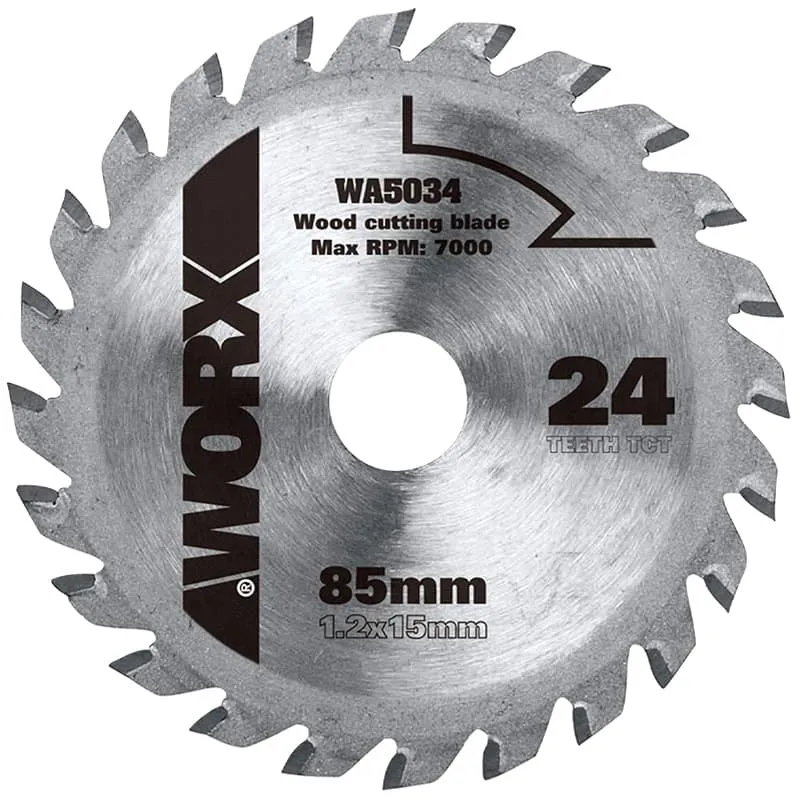 Пильный диск твердосплавный WORX WA5034 24Т ТСТ — детальное фото