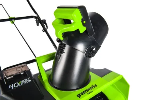 Снегоуборщик Greenworks GD40SB 40V 2600607 (51 см) бесщеточный аккумуляторный с 4 Ач аккумулятором и зарядным устройством — детальное фото