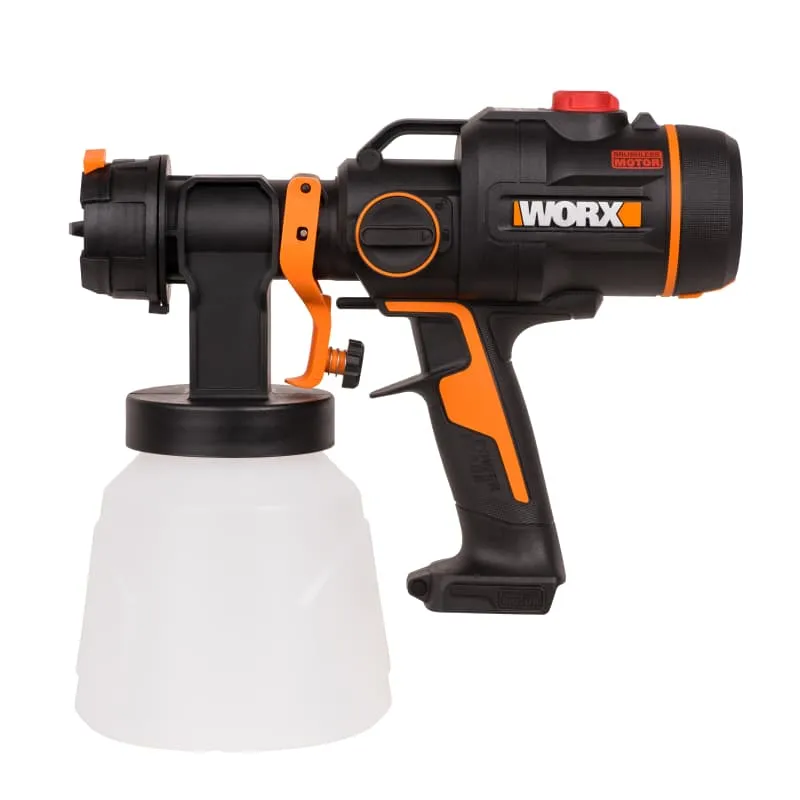 Краскопульт WORX WX020.9 20V бесщеточный аккумуляторный — детальное фото