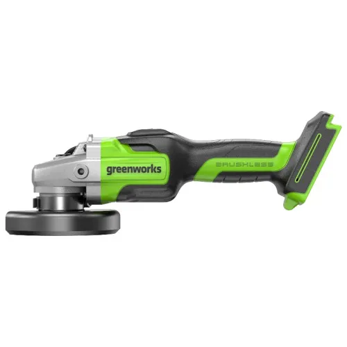 Угловая шлифмашина (болгарка) Greenworks GD24AG 24V 3200207 (125 мм) бесщеточная аккумуляторная