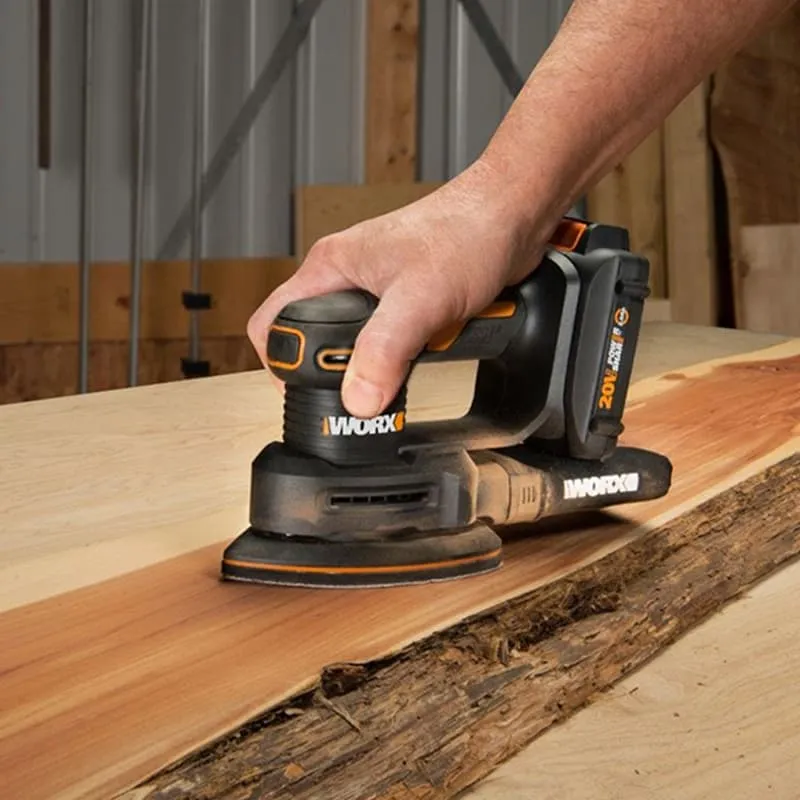 Виброшлифмашина WORX WX822 20V аккумуляторная — детальное фото
