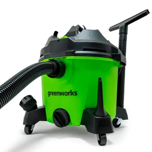 Строительный пылесос Greenworks G120WDV 1300 Вт 4701207 электрический — детальное фото