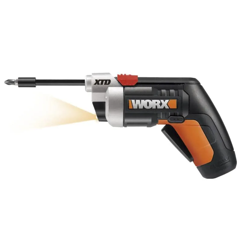Отвертка WORX WX252 4V XTD аккумуляторная с набором бит 10 шт. — детальное фото