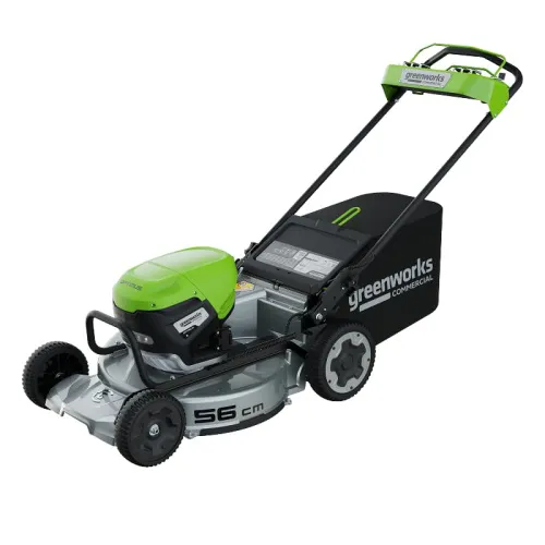 Самоходная газонокосилка Greenworks LM221S 82V 2519407 (56 см)  бесщеточная аккумуляторная — детальное фото