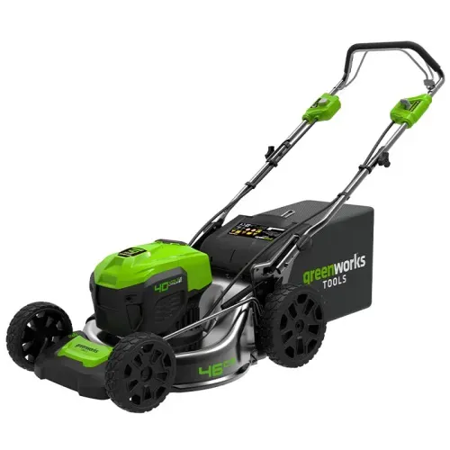 Самоходная газонокосилка Greenworks GD40LM46SP 40V 2506807 (46 см) аккумуляторная — фото товара