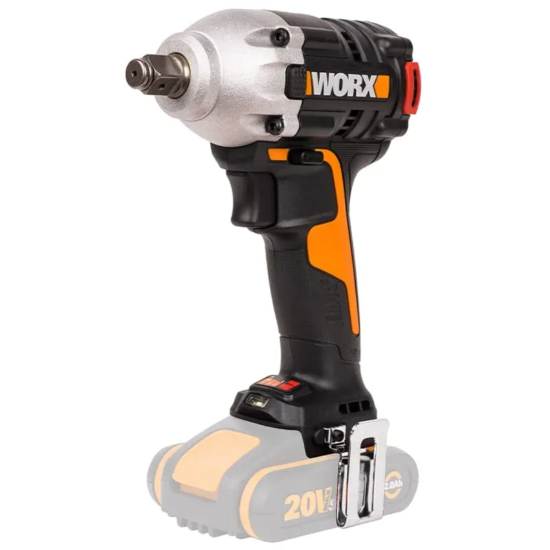 Гайковерт WORX WX272 20V бесщеточный аккумуляторный, с 2хАКБ на 2 А*ч и ЗУ в кейсе