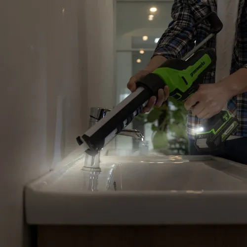 Пистолет для герметика Greenworks G24CAU 24V 3501707 аккумуляторный