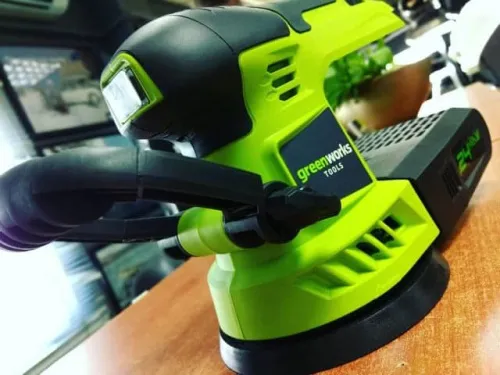 Шлифмашина Greenworks G24ROS 24V 3100107 (125 мм) аккумуляторная — детальное фото