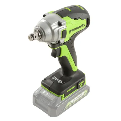 Гайковерт ударный Greenworks GD24IW400 24V 3802907 (400 Нм) бесщеточный аккумуляторный