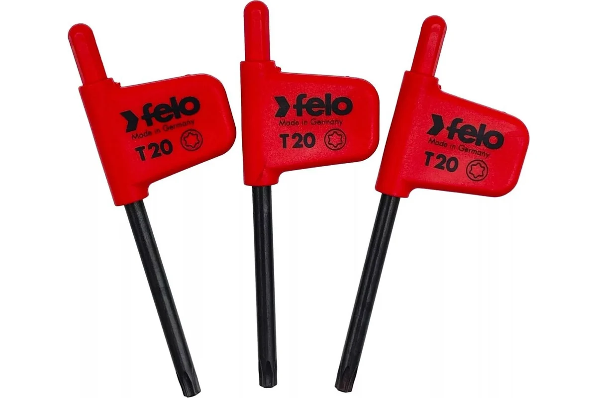 Флажковый ключ Felo TX20x43, упаковка 3 шт. 34812050 — детальное фото