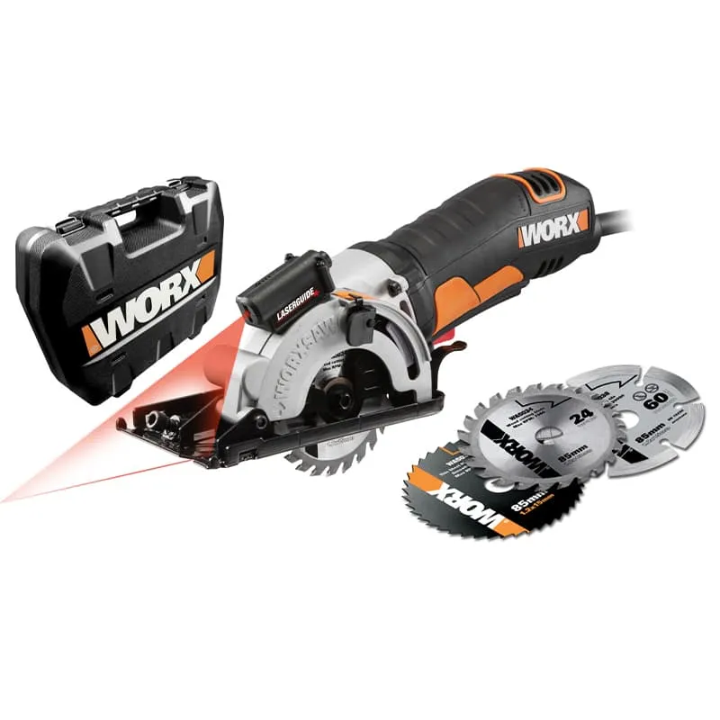Дисковая пила WORX WX426 220V WORXSaw 400Вт 85мм электрическая — детальное фото