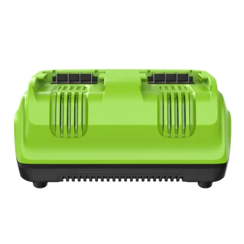 Ультрабыстрое двойное зарядное устройство Greenworks G24X2C8 24V 2958807 (8 A) — детальное фото