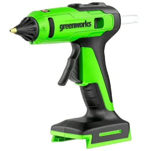 Клеевой пистолет аккумуляторный Greenworks G24GLG 24V 3502207, без АКБ и ЗУ