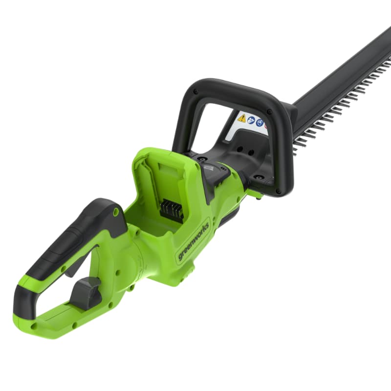 Кусторез Greenworks GD24HT611 24V 2208507 (61 см) бесщеточный аккумуляторный — детальное фото