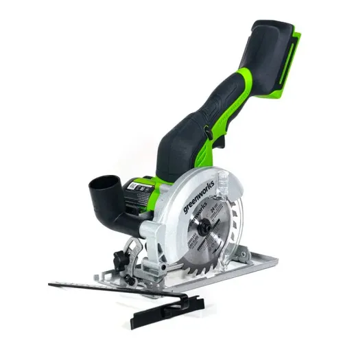 Циркулярная мини-пила Greenworks G24MCS 24V 1501207 бесщеточная аккумуляторная