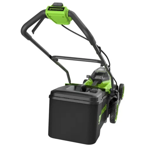 Газонокосилка Greenworks GD24X2LM361 2х24V 2520707 (36 см) бесщеточная аккумуляторная — детальное фото