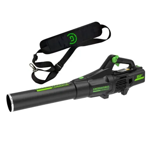Воздуходув аккумуляторный (225 км/ч) Greenworks 82V GD82ABII 2407007, бесщеточный, без АКБ и ЗУ