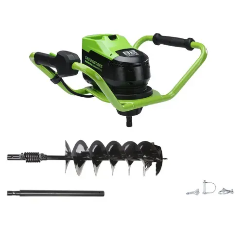 Мотобур Greenworks GC-AUGER 82V 3707907 бесщеточный аккумуляторный