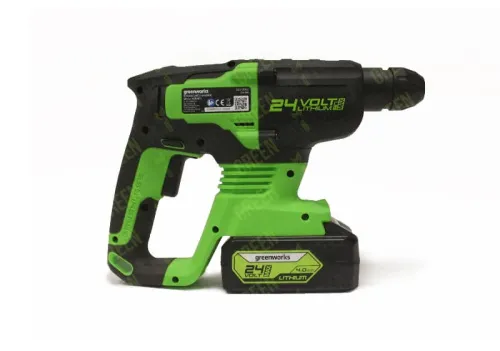 Перфоратор Greenworks GD24SDS2 24V 3803007 (2 Дж) бесщеточный аккумуляторный