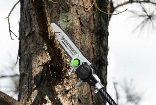 Высоторез-сучкорез телескопический Greenworks PS102T 82V 1402407 (25 см) бесщеточный аккумуляторный