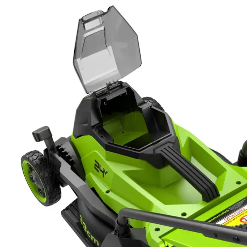 Газонокосилка Greenworks GD24LM331 24V 2520607 (33 см) бесщеточная аккумуляторная — детальное фото