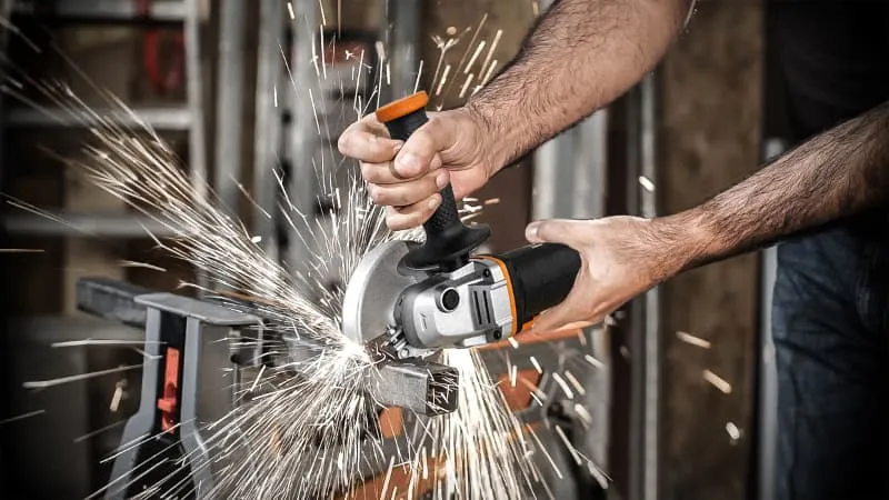 Угловая шлифмашина (болгарка) WORX WX800 20V 115мм аккумуляторная — детальное фото