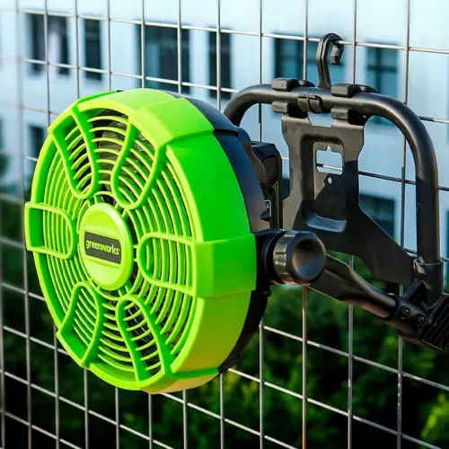 Вентилятор с гибридным питанием Greenworks G24FAN 24V/110-240V 3503407 аккумуляторный