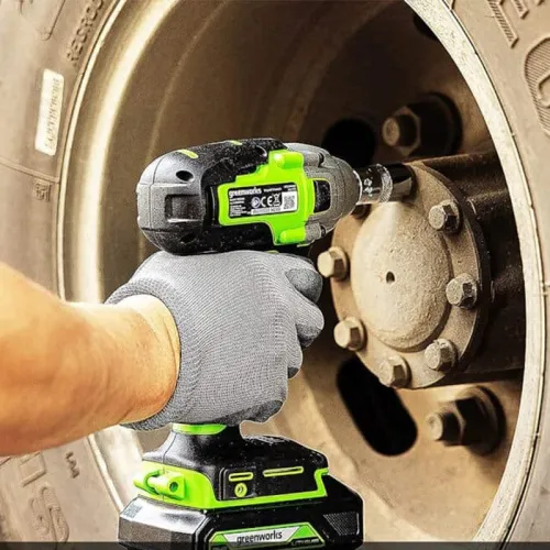 Гайковерт ударный Greenworks GD24IW400 24V 3802907 (400 Нм) бесщеточный аккумуляторный